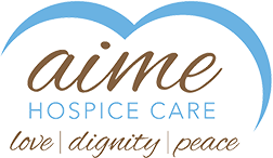 small aime hospice care logo